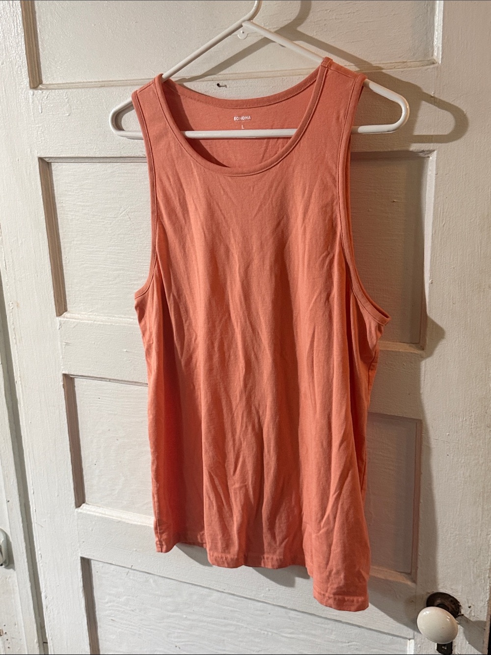 Sonoma Coral Sleeveless Men's Tank Top